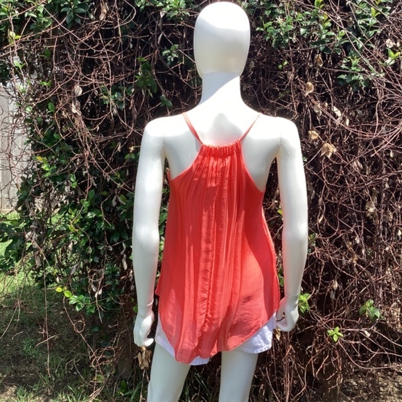 💋NWT Sofia Vergara Italian Made Silk Blend Tank With Extra Top - Picture 5 of 8